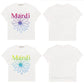 Mardi Mercredi (Flowermardi Gradation) Cropped T-Shirt 2023