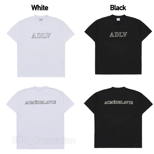 ADLV Outline Printing Logo T-Shirt