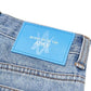 [ ADLV X LISA ] A Logo Emblem Patch Denim Short Pants