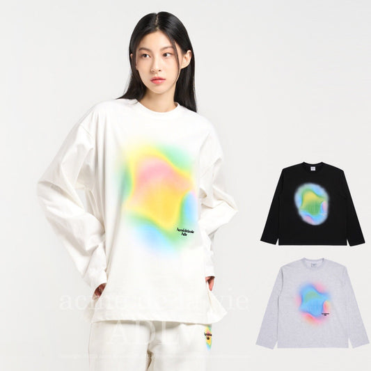 [ ADLV X LISA ] Rainbow Gradation Artwork Long Sleeve T-Shirt