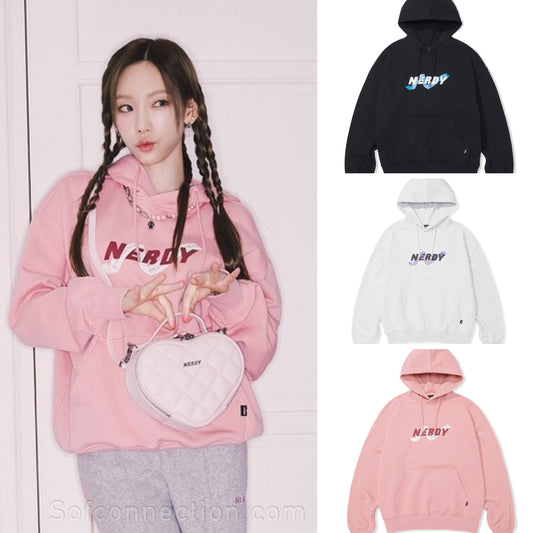 [ NERDY x TAEYEON ] Twinkle Taping Pullover Hoodie