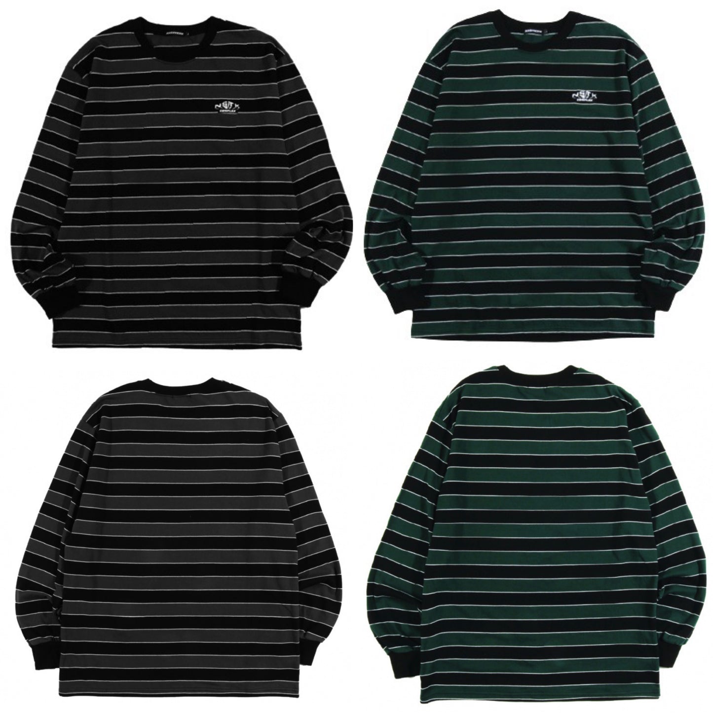 NASTYKICK NS+K Multi Stripe Long Sleeve T-Shirt