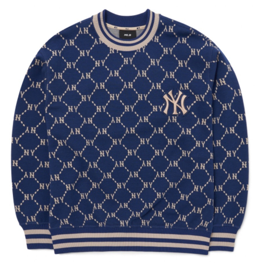 MLB Diamond Monogram Jacquard Overfit Sweatshirts