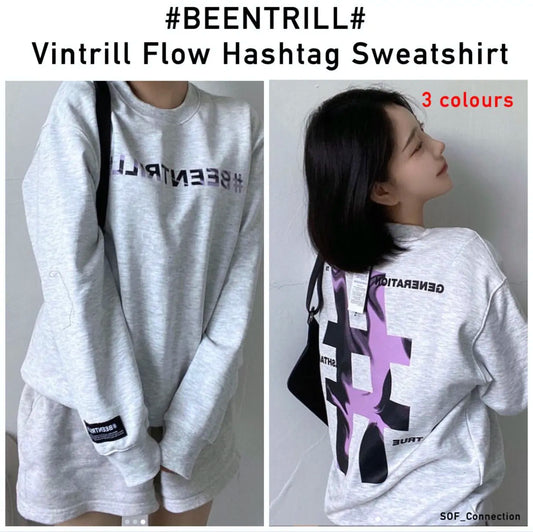 BEENTRILL# Flow Hashtag Sweatshirt