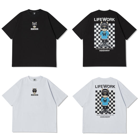 LIFEWORK Checkerboard Hip Dog T-Shirt 2023