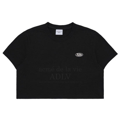 [ ADLV X LISA ] Circle Wappen Crop T-Shirt