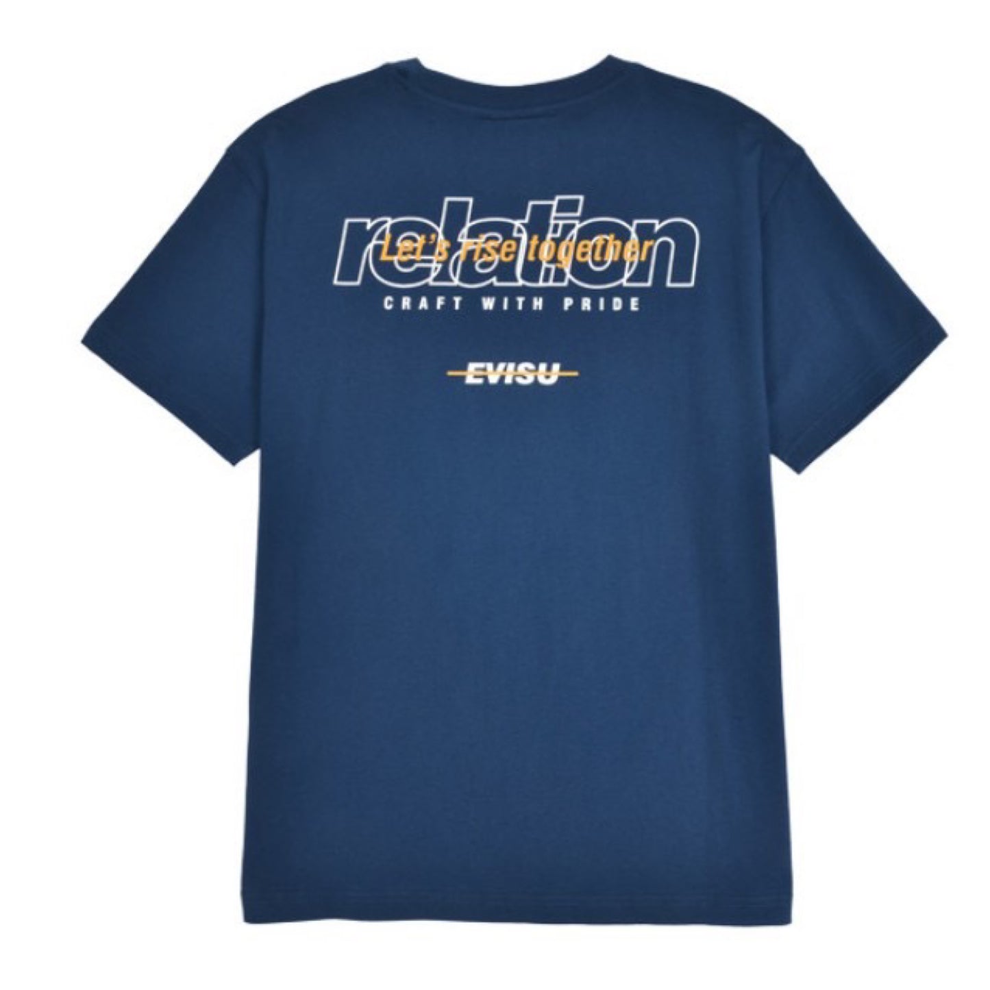 EVISU Relation Lettering Loose Fit T-Shirt