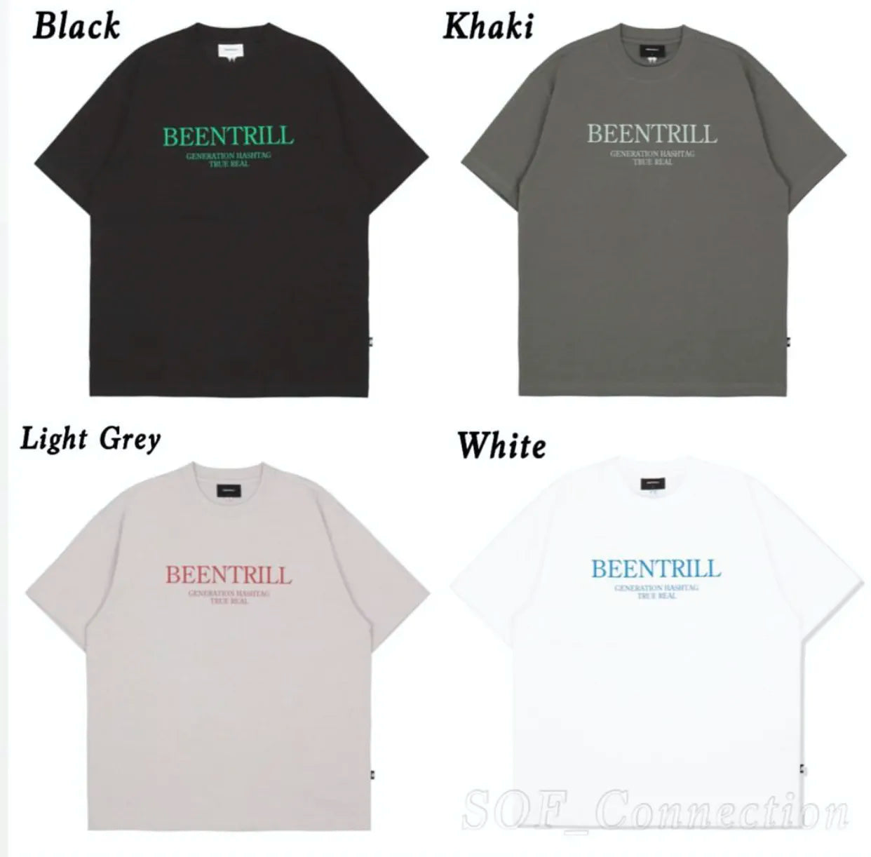 BEENTRILL# Label Overfit T-Shirt 2022