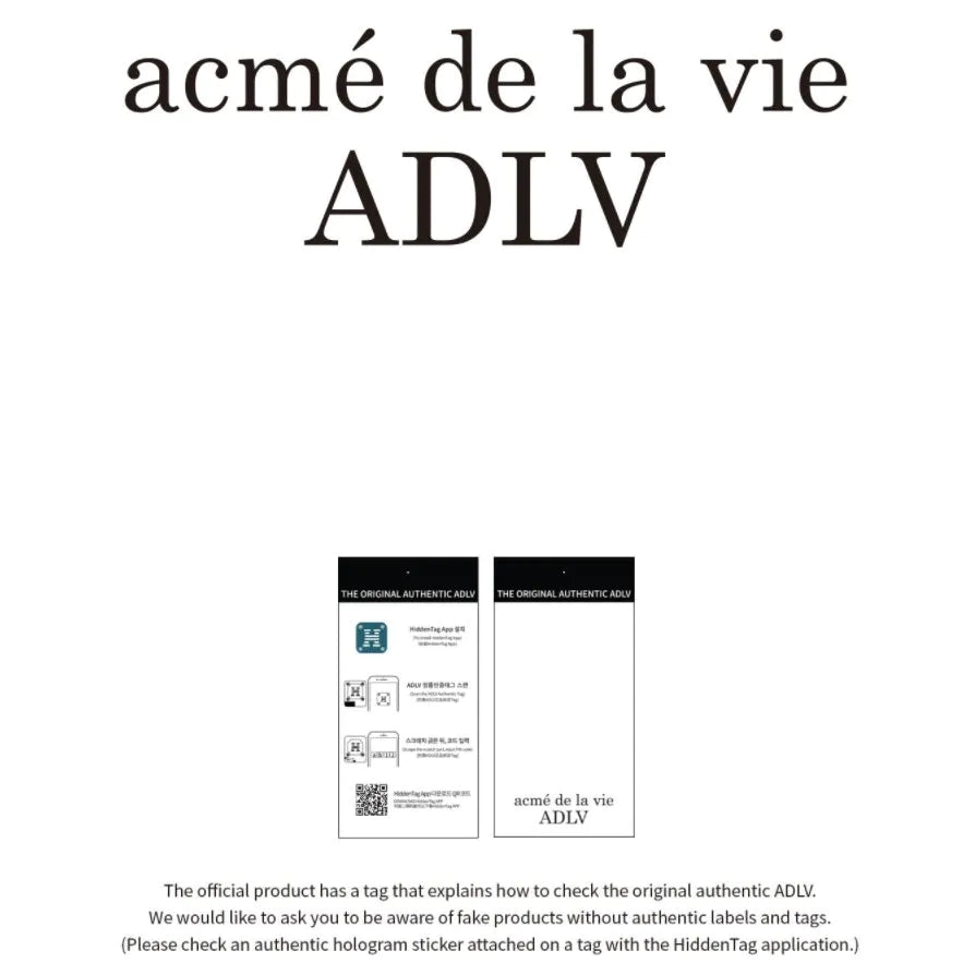 ADLV Logo Cotton Denim Shirt Jacket