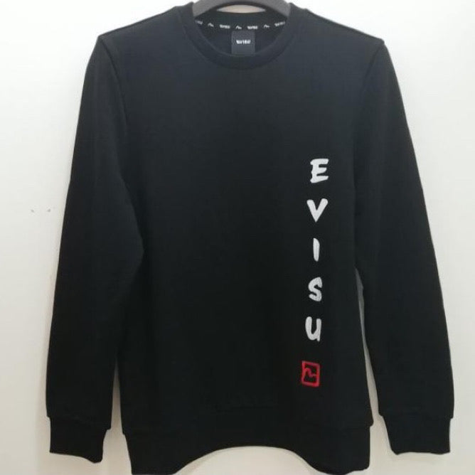 EVISU Back Embroidery Loose Fit Sweatshirt