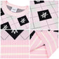 [ ADLV X LISA ] A Logo Pattern Argyle Knit Vest