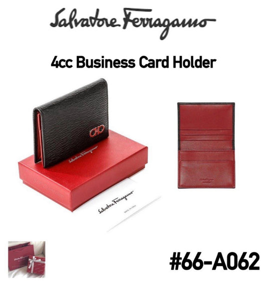 [Card Holder #66-A062] Salvatore Ferragamo 4cc