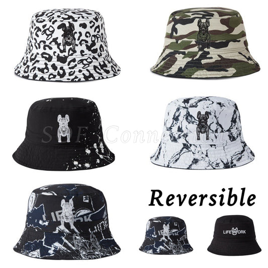 LIFEWORK Pattern Reversible Bucket Hat