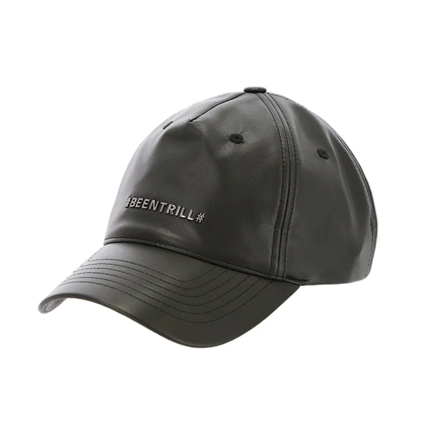 BEENTRILL# Vegan Leather Ball Cap