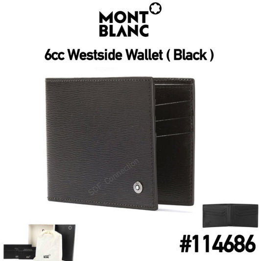 [ 6cc Wallet #114686 ] Montblanc Westside Wallet